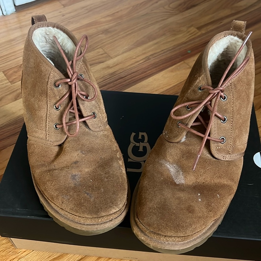 Ugh Mens Neumel Boots, Chestnut size 12